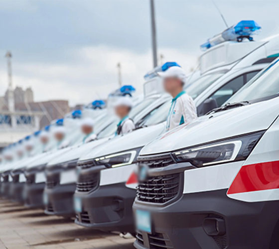 鹿寨县服务车队展示